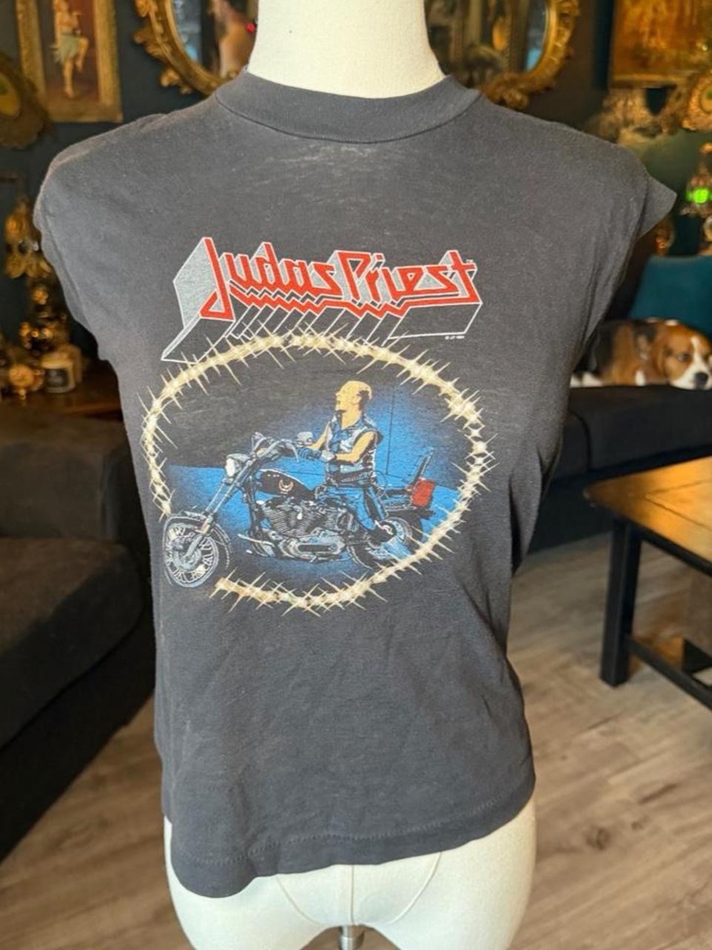 Vintage Judas Priest “Defenders of the Faith” Front & Back Graphic Band Tee | Wo